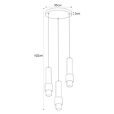 Lampa wisząca K-4546 z serii ROTO