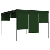 Altana 4 x 3 x 2,3 m zielony Poliester i Stal