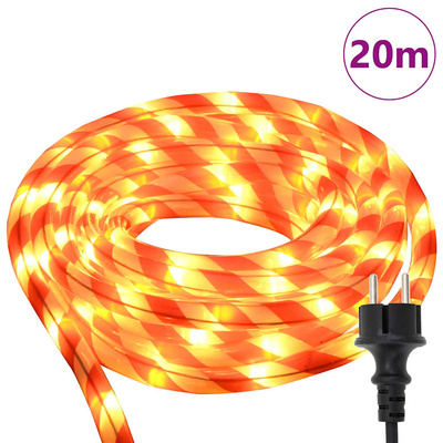 Lina świetlna z 480 diodami LED Ciepła biel 20 m PVC