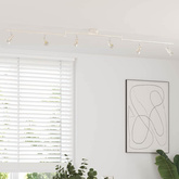 Reflektor sufitowy Nikiel 176,5 x 9,5 x 14 cm Stal