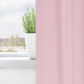 Firany blackout z kółkami 2 pcs Dziecięcy róż 225 x 140 cm