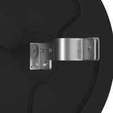 vidaXL Wypukłe lustro drogowe, czarne, Ø60 cm, poliwęglan