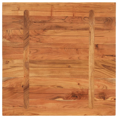 Blat stołu, 80x80x3,8 cm, kwadratowy, lite drewno akacjowe