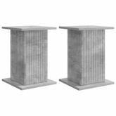 Stojak na rośliny 2 pcs Betonowy szary 30,5 x 30 x 43 cm