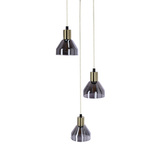 Lampa wisząca złota 3xE14 18cm Gregory 33-78995
