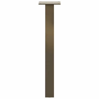Nogi do stolika kawowego 4 szt. Naturalna stal 42 cm Stal