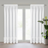 Firana Roses biała 140x270