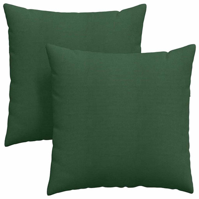 Poduszki na sofę 2 pcs Ciemna zieleń 80 x 80 cm