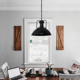 Lampa wisząca LOFT GRAVIS E27 czarna łańcuch, industrialna EDO777185 EDO Solutions