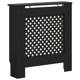 na kaloryfer, MDF, czarna, 78 cm Osłona