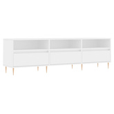 vidaXL Szafka pod TV, biała, 150x30x44,5 cm, materiał drewnopochodny