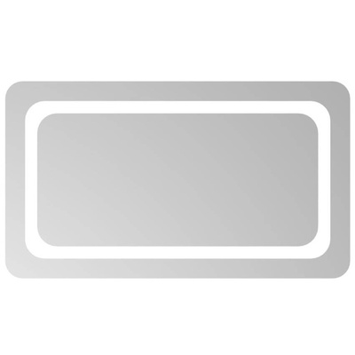 vidaXL Lustro łazienkowe z LED, 70x40 cm