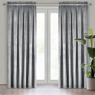 Zasłona Melanie szara 140x270