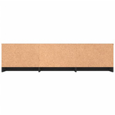vidaXL Szafka pod TV, czarna, 140x40x35,5 cm, materiał drewnopochodny