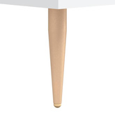 Szafka pod TV, biała, 150x30x50 cm, materiał drewnopochodny vidaXL