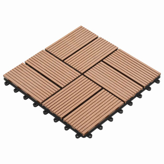 Płytka Tarasowa 11 pcs brązowy 30 x 30 cm