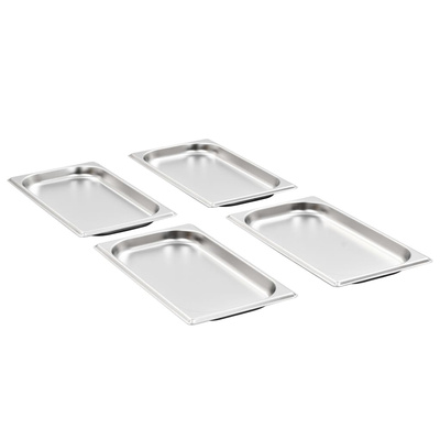 Pojemniki gastronomiczne 12 szt. GN 1/3, 20 mm, stal nierdzewna