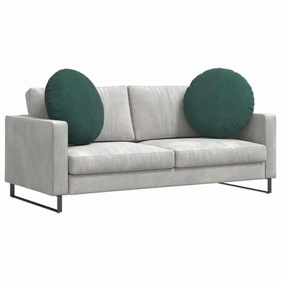 Poduszki na siedziska 2 pcs Ciemna zieleń ?60 x 21 cm Aksamit