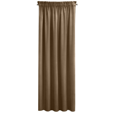 Zasłona Pier brązowa 140x270