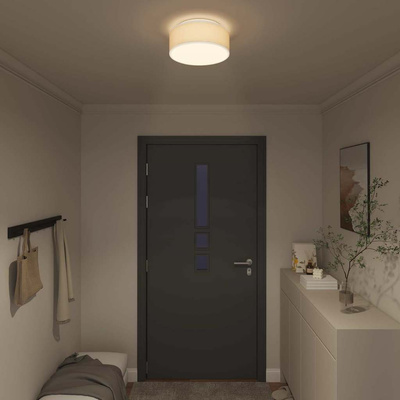 Lampa Sufitowa Z reflektorami Biały 30 x 30 x 13,5 cm tkanina