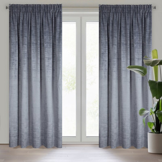 Zasłona Daria stalowa 140x270