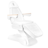 Fotel kosmetyczny elektryczny SILLON Lux 273b + taboret 304 biały 125907