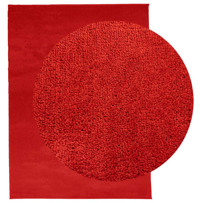 vidaXL Dywan OVIEDO z krótkim włosiem, czerwony, 240x340 cm
