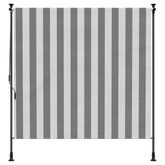 Zewnętrzna Roleta Rolkowa Antracytowy i biały 100 x 270 cm
