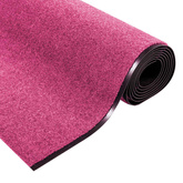 Dywanik wejściowy Różowy i czarny 120 x 400 cm Poliamid i PVC