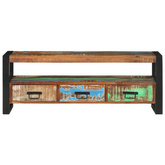 vidaXL Szafka pod TV, 120x30x45 cm, lite drewno z odzysku