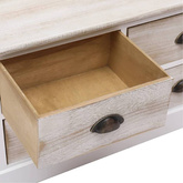 vidaXL Szafka pod TV, 108x30x40 cm, biało-jasnobrązowa, paulownia