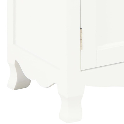 vidaXL Szafka pod TV, biała, 120 x 30 x 40 cm, drewniana