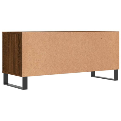vidaXL Szafka pod TV, brązowy dąb, 100x34,5x44,5 cm