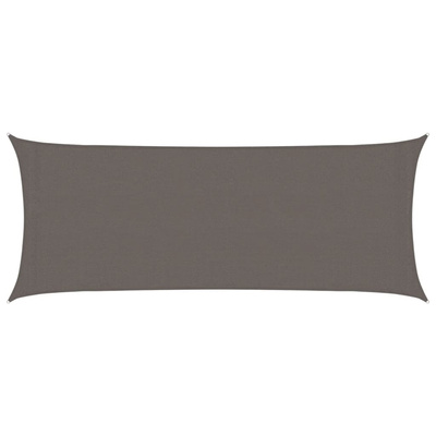 Żagiel przeciwsłoneczny, 160 g/m?, antracytowy, 2x4,5 m, HDPE