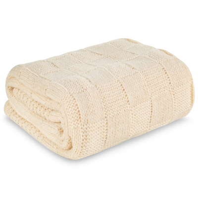 Koc Pled beżowy 130x170