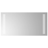 vidaXL Lustro łazienkowe z LED, 40x20 cm