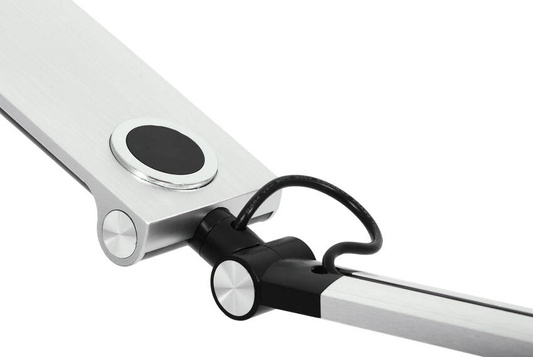 Lampka biurkowa K-BL1121 SREBRNY z serii RICO