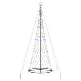 Choinka świąteczna LED z podstawą Wielokolorowe 399 cm Metal