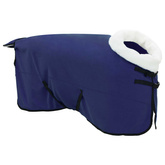 Koc dla Koni Granatowy 145 cm Polarowy fleece