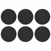 Kamień kroczący 6 pcs Czarny ? 44 x 2 cm Guma