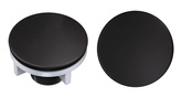 GO- MAX CZARNY zlewozmywak granitowy 1-k z/o (77x44x17,5) + bateria very black + syfon manualny z zaślepką very black