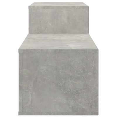 Szafka na buty, szarość betonu, 150x35x45 cm
