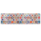 vidaXL Dywan z możliwością prania, kolorowy, 80x300 cm, antypoślizgowy model standard