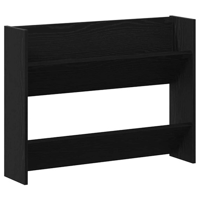 Szafka na buty z półką Czarny Dąb 82 x 18 x 60 cm