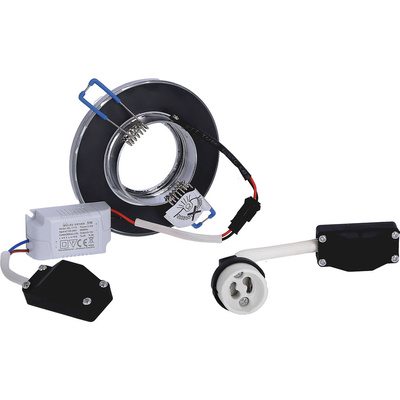 Oprawa Stropowa Okrągła Kryształ Chrom na żarówkę Gu10 + Led obramówka Candellux Sk-94 2273617