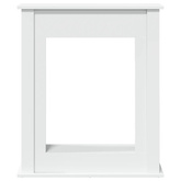 Obudowa kominka, biała, 75x20x87,5 cm, materiał drewnopochodny