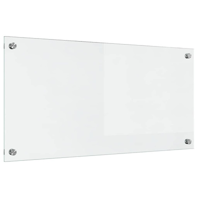 Panel kuchenny przezroczysty 80 x 40 cm szkło hartowane