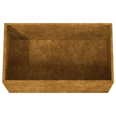 vidaXL Donica, 62x40x39 cm, stal kortenowska