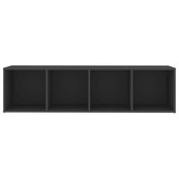 vidaXL Szafka pod TV, szara, 142,5x35x36,5 cm, materiał drewnopochodny