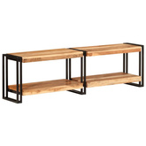 vidaXL Szafka pod TV, 140x30x40 cm, lite drewno akacjowe